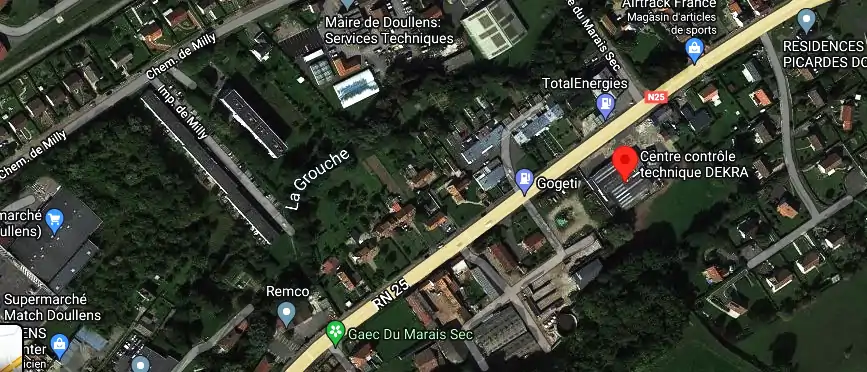 Prix contrôle technique à Doullens