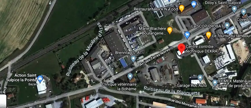 Prix contrôle technique à Saint-Sulpice-la-Pointe