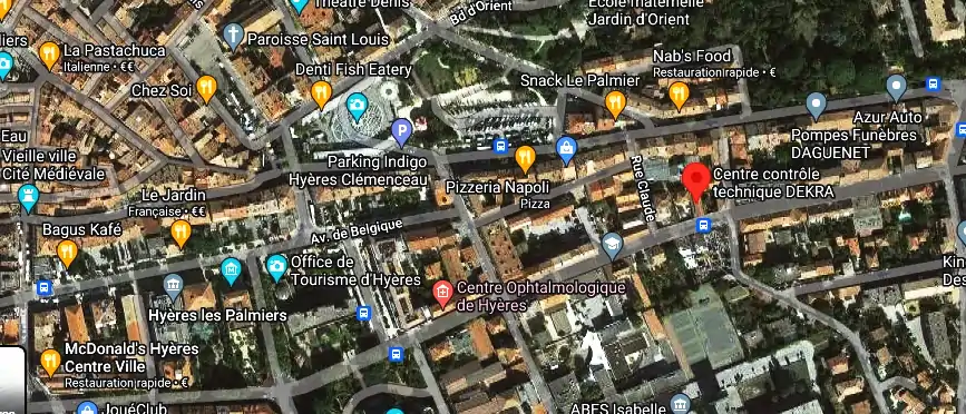 Prix contrôle technique à Hyères