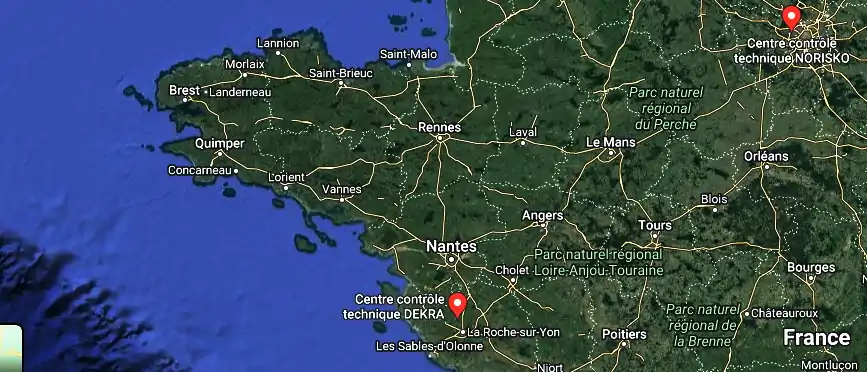 Centre contrôle technique DEKRA à Le Poiré-sur-Vie