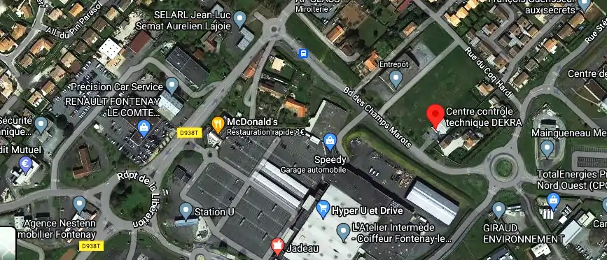 Prix contrôle technique à Fontenay-le-Comte