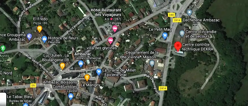 Prix contrôle technique à Ambazac