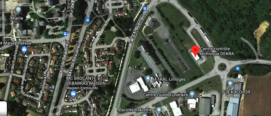 Prix contrôle technique à Le Palais-sur-Vienne