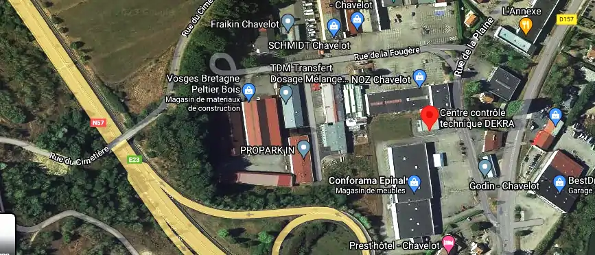 Prix contrôle technique à Chavelot