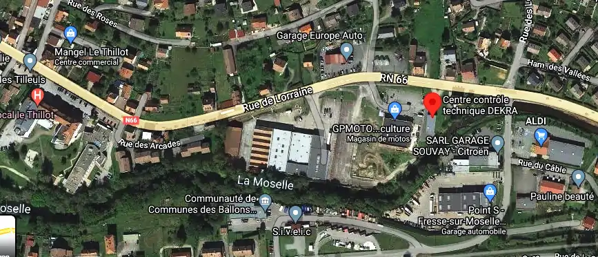 Prix contrôle technique à Fresse-sur-Moselle