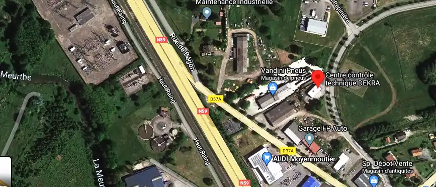 Prix contrôle technique à Moyenmoutier