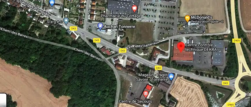 Prix contrôle technique à Tonnerre