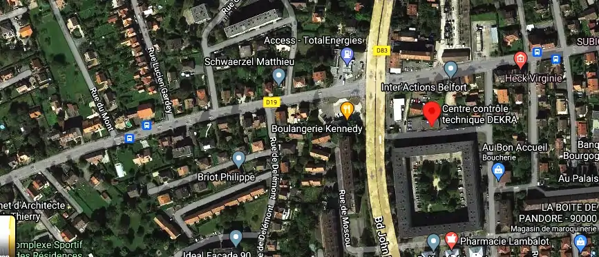 Prix contrôle technique à Belfort