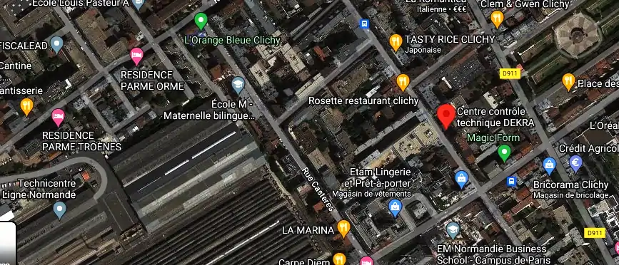 Prix contrôle technique à Clichy