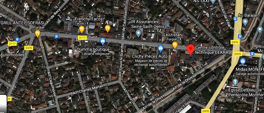 Prix contrôle technique à Gagny