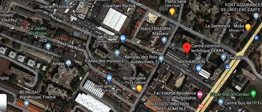 Prix contrôle technique à Aubervilliers