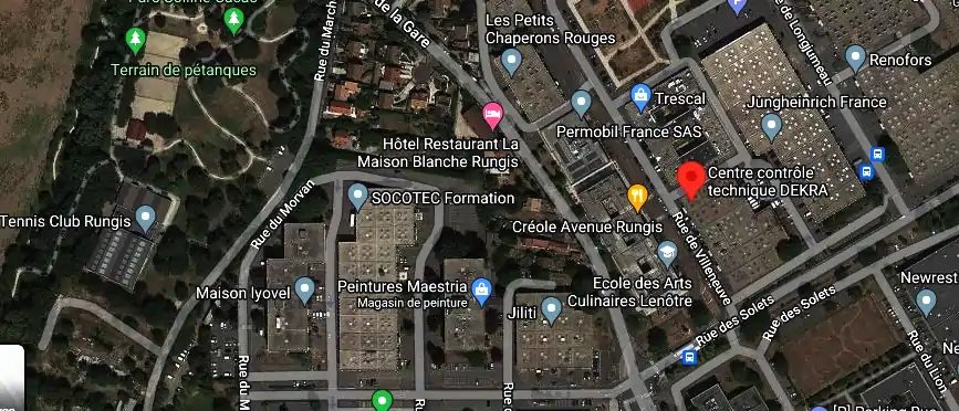 Prix contrôle technique à Rungis