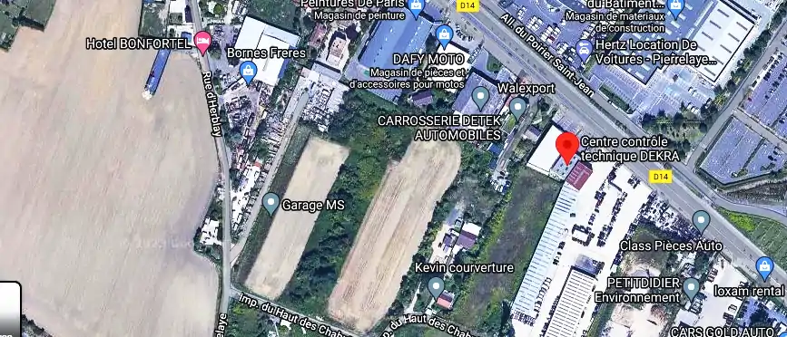 Prix contrôle technique à Pierrelaye