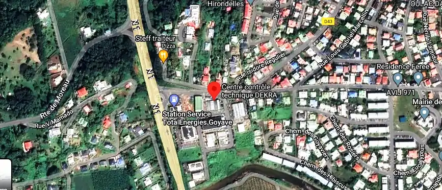 Prix contrôle technique à , Guadeloupe