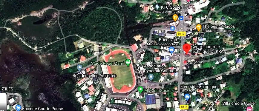 Prix contrôle technique à Rue Same, Imp. LINDOR, Le Gosier 97190, Guadeloupe