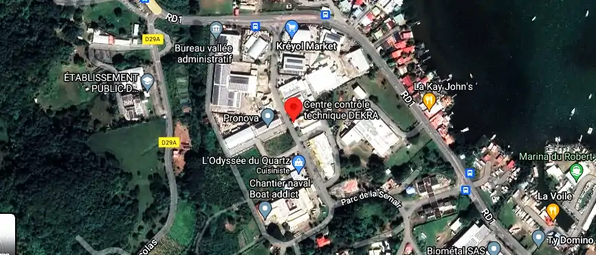 Prix contrôle technique à Immeuble Bahamas, 143 Rue de l'artisanat, Le Robert 97231, Martinique