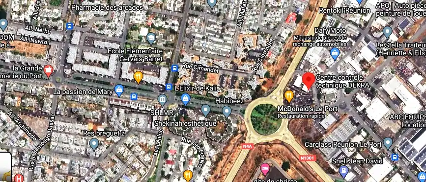 Prix contrôle technique à 10 Rue Michel Joseph, Le Port 97420, La Réunion