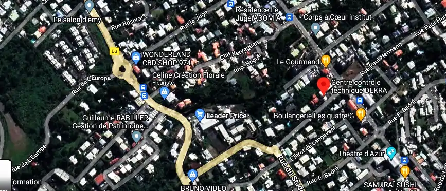 Prix contrôle technique à 33 Rue Paul Hermann, Le Tampon 97430, La Réunion