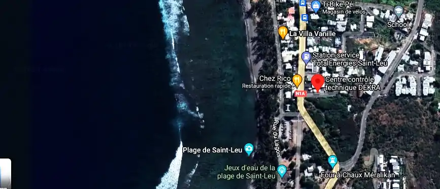 Prix contrôle technique à 327 Bis, Rue du General Lambert, Saint-Leu 97436, La Réunion