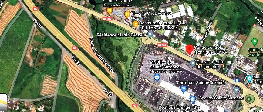 Prix contrôle technique à 25 TER Avenue Mahatma Gandhi, Ste Suzanne 97441, La Réunion