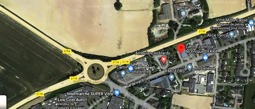 Prix contrôle technique à Vitré