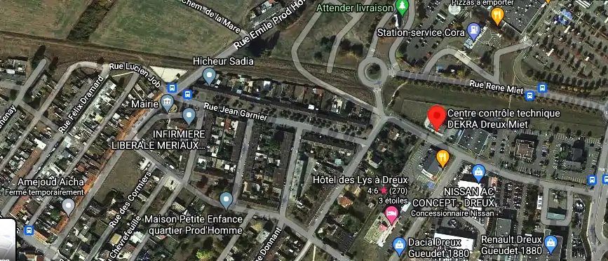 Prix contrôle technique à Dreux