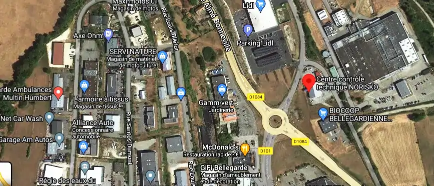 Prix contrôle technique à Valserhône