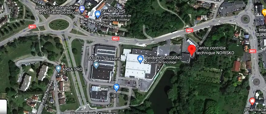 Prix contrôle technique à Soissons