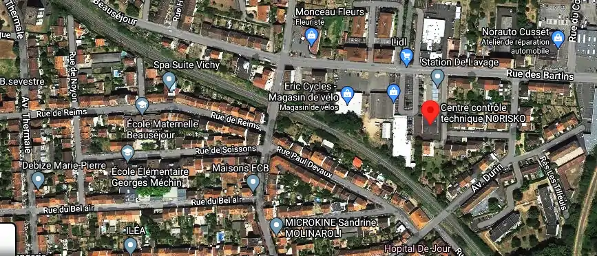 Prix contrôle technique à Vichy