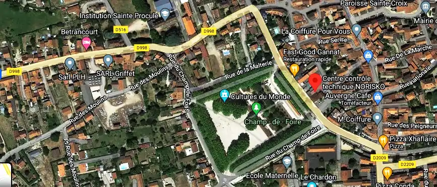 Prix contrôle technique à Gannat