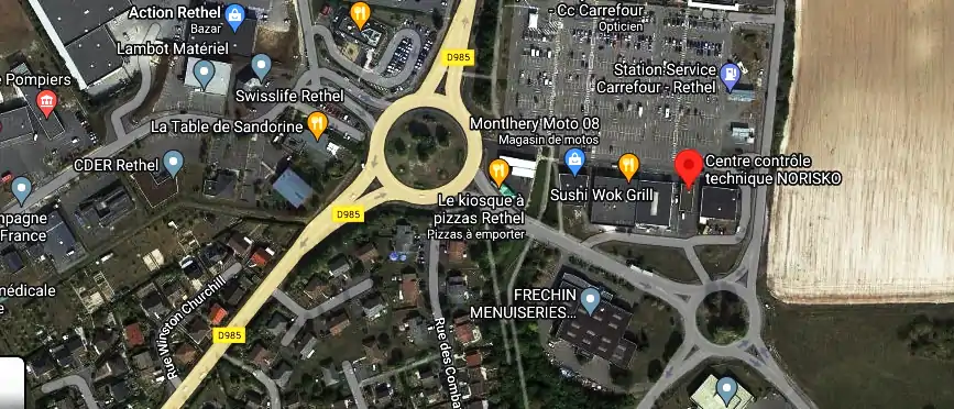 Prix contrôle technique à Rethel