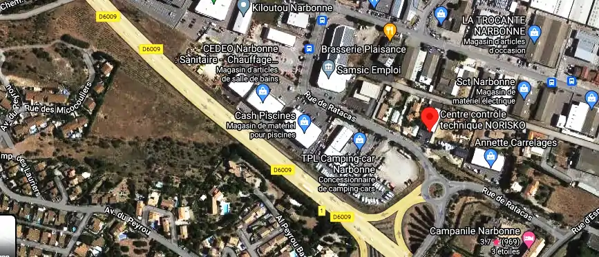 Prix contrôle technique à Narbonne