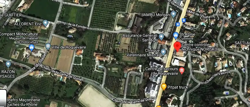 Prix contrôle technique à Roquevaire