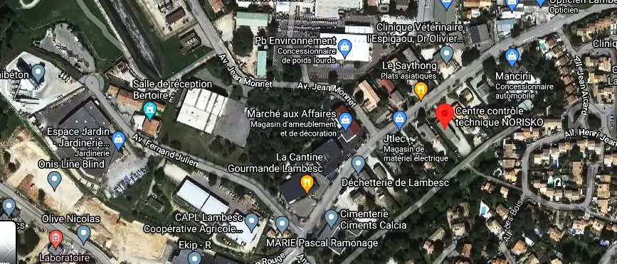 Prix contrôle technique à Lambesc