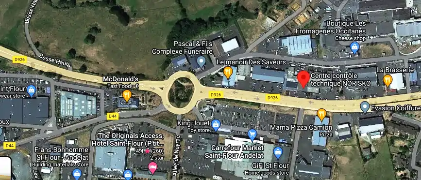 Prix contrôle technique à Saint-Flour