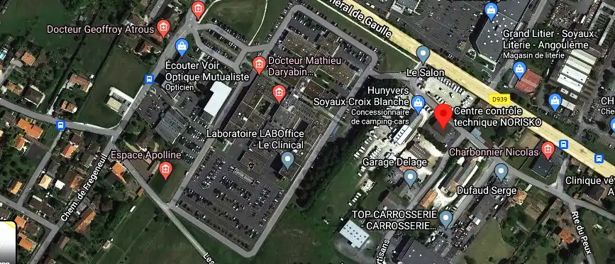 Prix contrôle technique à Soyaux