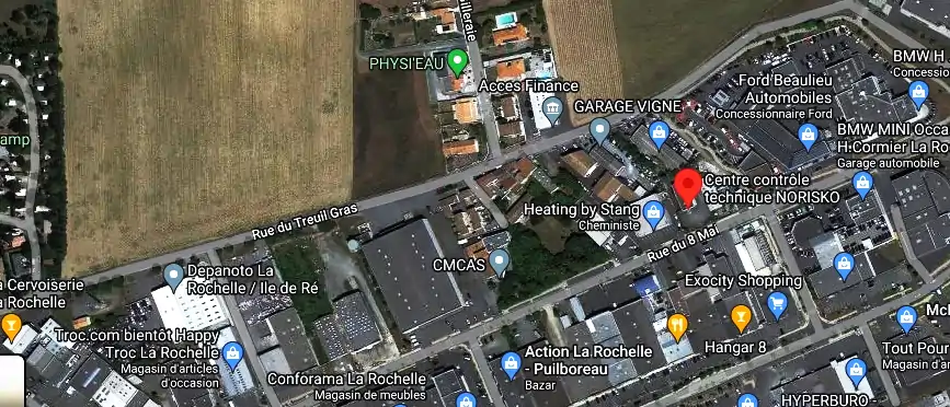 Prix contrôle technique à Puilboreau