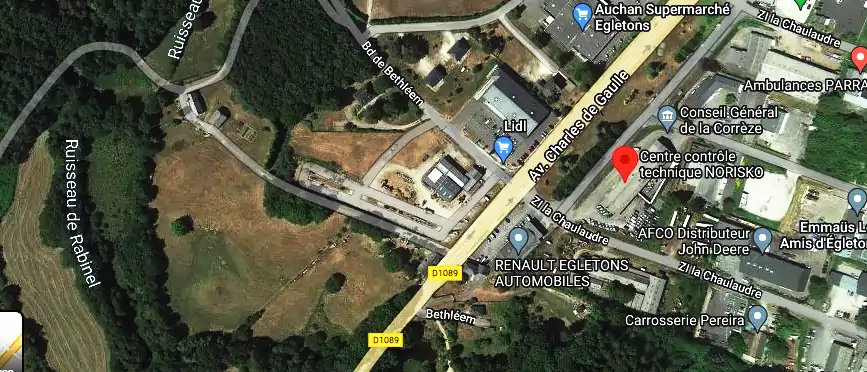 Prix contrôle technique à Égletons