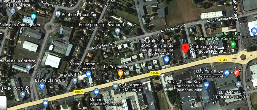 Prix contrôle technique à Malemort