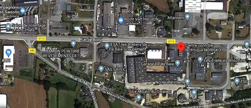 Prix contrôle technique à Hillion