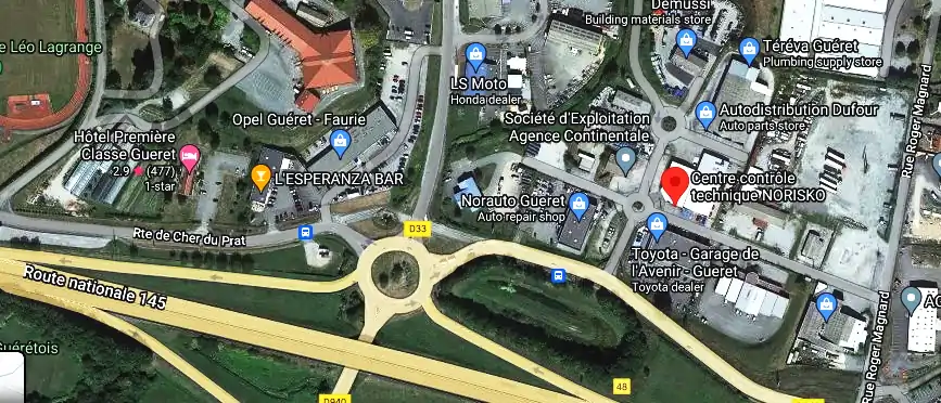 Prix contrôle technique à Guéret