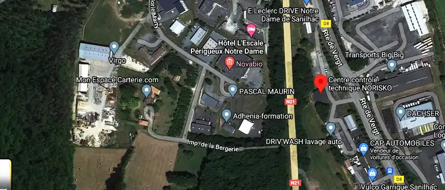 Prix contrôle technique à Sanilhac