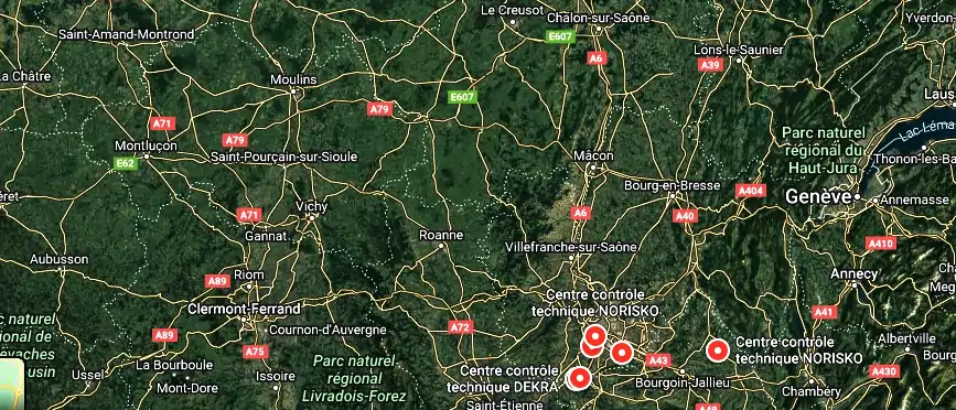 Centre contrôle technique NORISKO à Pouilley-les-Vignes