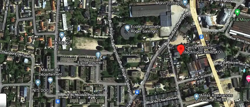 Prix contrôle technique à Louviers