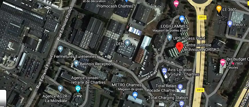 Prix contrôle technique à Chartres