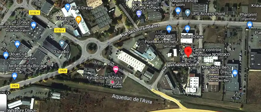 Prix contrôle technique à Dreux