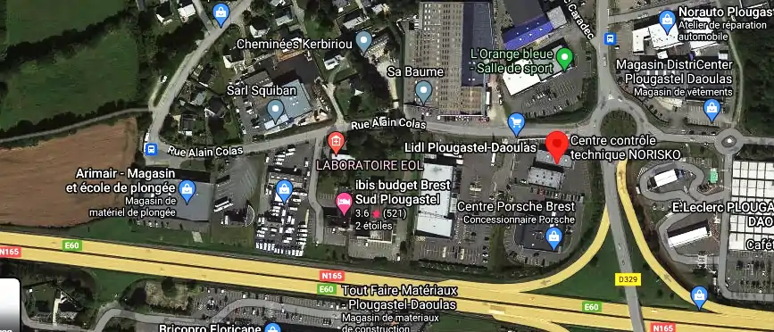 Prix contrôle technique à Plougastel-Daoulas