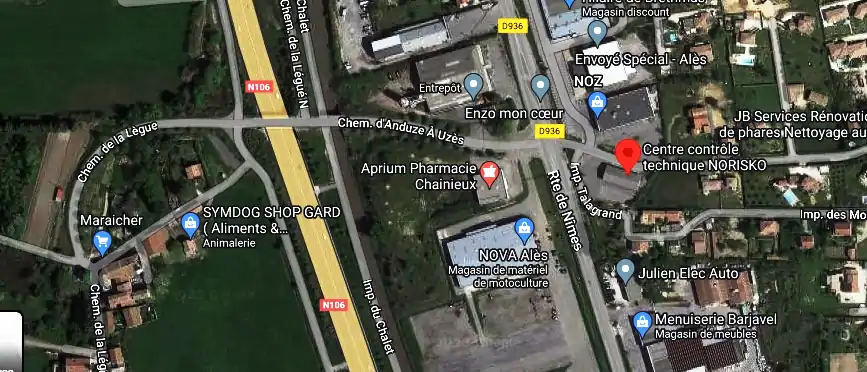 Prix contrôle technique à Saint-Hilaire-de-Brethmas