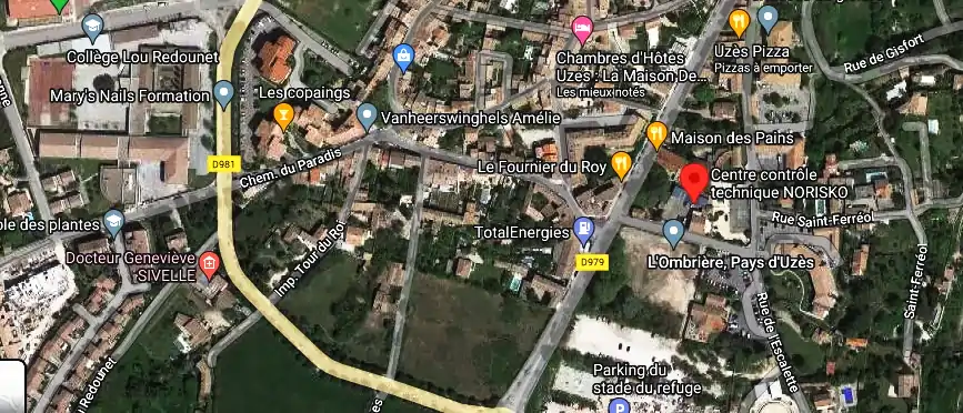 Prix contrôle technique à Uzès