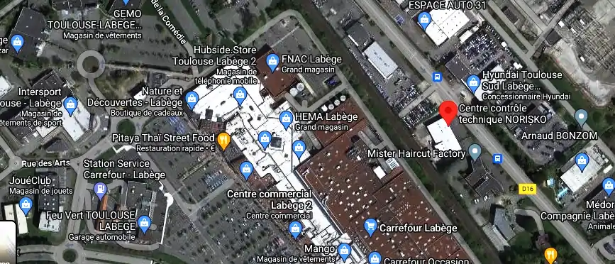 Prix contrôle technique à Labège